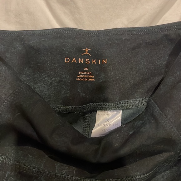Danskin Black marble workout tights. Never worn. - Picture 2 of 2